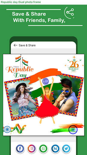 Republic Day Dual Photo Frame 2021 screenshot 7