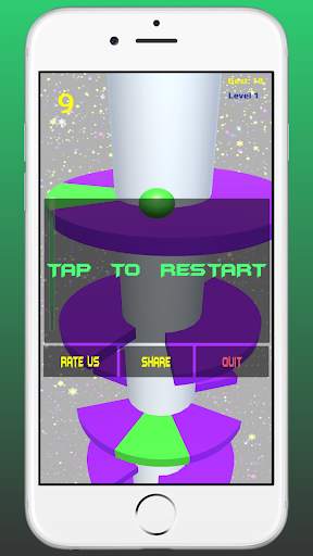 Helix 3d jump ball game screenshot 3