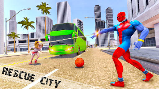 Flying Superhero Robot Games screenshot 5