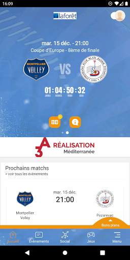 Montpellier Volley UC screenshot 1
