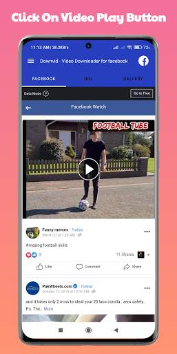 DownVid - Video Downloader for Facebook screenshot 2
