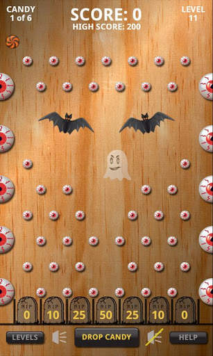Halloween Candy Drop Free screenshot 2