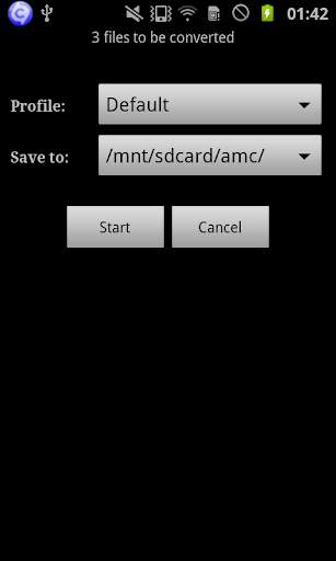 ARMV7 VFPV3 VidCon Codec screenshot 2