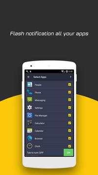 Flashlight, Flash On Call, SMS screenshot 2