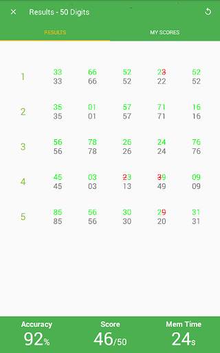 Memory Ladder - Numbers Trainer скриншот 6
