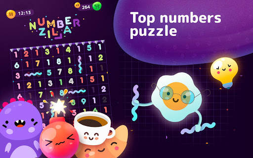 Numberzilla - Number Games 7 تصوير الشاشة