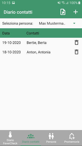 Controllo della febbre screenshot 4
