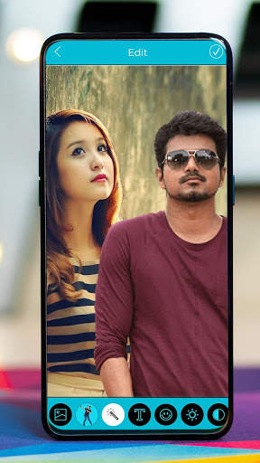 Selfie With Vijay photo editor screenshot 1