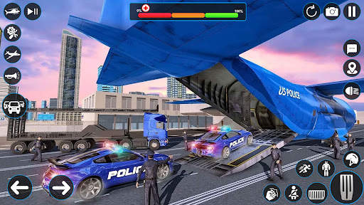 Police Robot Transport Games screenshot 4