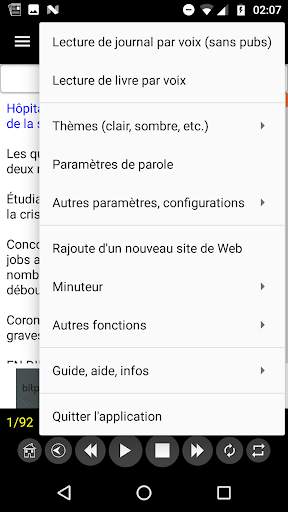 Lecture de journal par voix screenshot 7