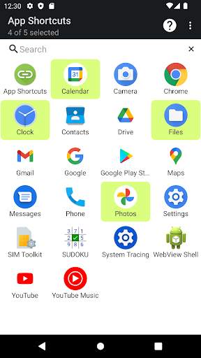 App Shortcuts : Quick Launch screenshot 4