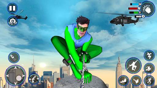 Spider Dogge Hero Fight - Gangster Crime City Game स्क्रीनशॉट 1