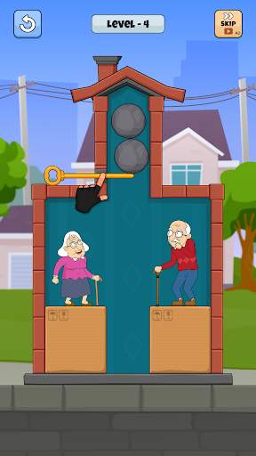 Rescue Granny- Home Pull Pin Puzzle screenshot 2