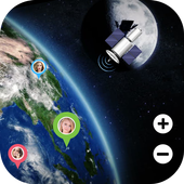 GPS Earth Map Live : Street View &amp; GPS Navigation أيقونة