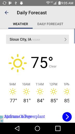 KCAU 9 Weather Siouxland स्क्रीनशॉट 3