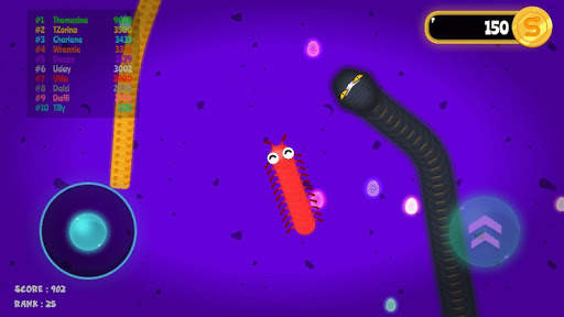 Jungle Snake IO - Worms Zone screenshot 1