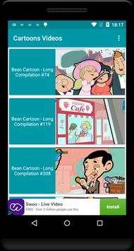 Cartoons Videos 4 تصوير الشاشة
