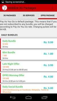 Mobilink 3G Packages скриншот 5