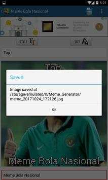 Meme Bola Nasional screenshot 4