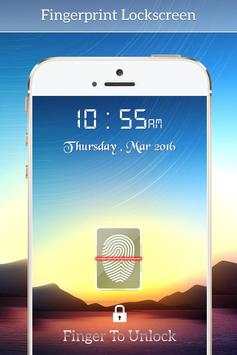 Fingerprint Lock Screen Prank 1 تصوير الشاشة