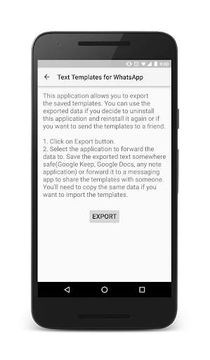Text Templates for WhatsApp screenshot 5