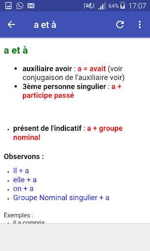 règles d'orthographe et grammaire screenshot 5