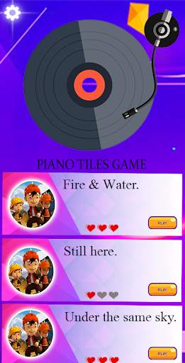 Boboiboy Piano Tiles Game screenshot 1