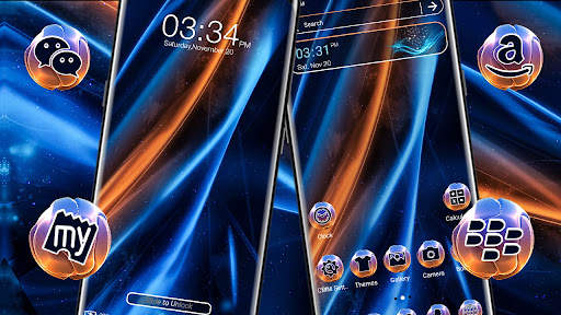 Abstract Wave Launcher Theme screenshot 5