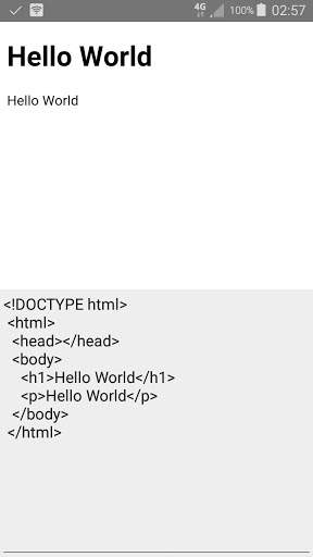Live HTML Editor screenshot 1