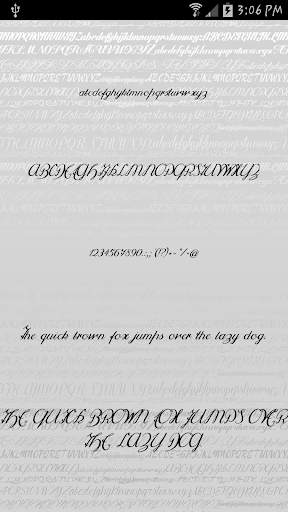 Fonts - Kiss for FlipFont Free screenshot 4