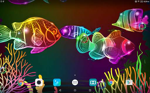 Neon Fish Live Wallpaper screenshot 6