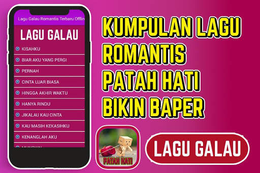 Lagu Galau Romantis Terbaru Offline screenshot 2