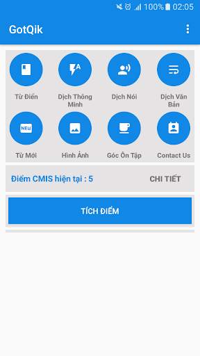 Dịch và học tiếng Anh tiện lợi - GotQik скриншот 1