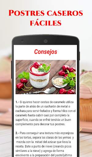 Postres Caseros Fáciles screenshot 7