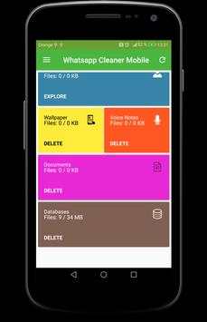 Cleaner whatsapp Mobile screenshot 4