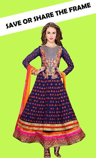Indian Anarkali Dress Photo Suit screenshot 2