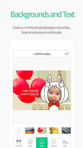 miniMe maker screenshot 2