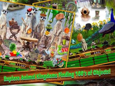 Hidden Objects Animal Kingdom - Travel Object Game screenshot 3