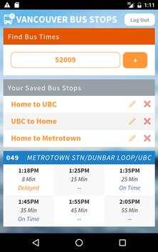 Vancouver Bus Stops screenshot 9