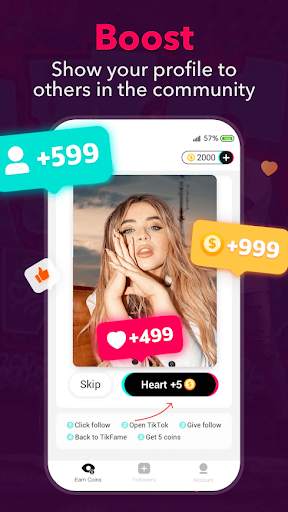 Get tiktok followers & Tiktok like 2021 - TikBoost screenshot 3