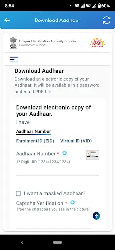 Aadhar - Check Aadhar Card Status, Download Aadhar screenshot 3