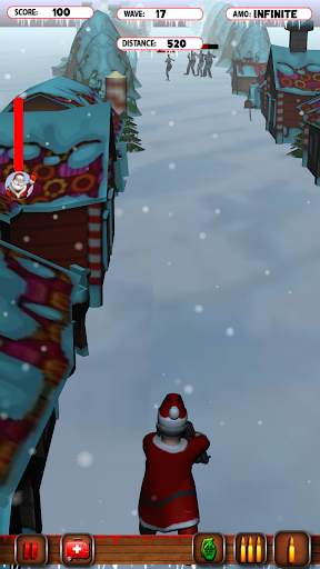 santa vs zombie: hari Natal screenshot 2