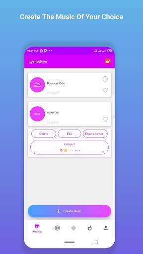 Song Writer - Music Studio screenshot 1