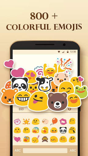 Gold Keyboard Golden Theme screenshot 2