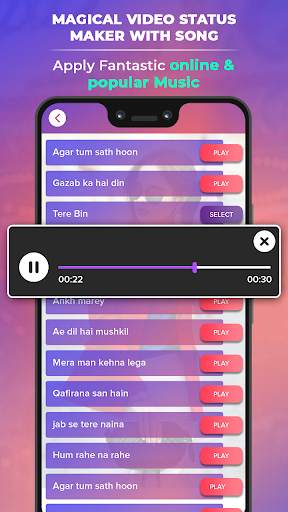 Magical Video Status Maker with Song screenshot 4