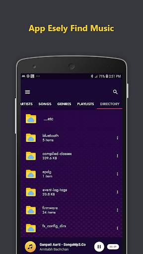 Music player app : mp3 music audio player screenshot 3
