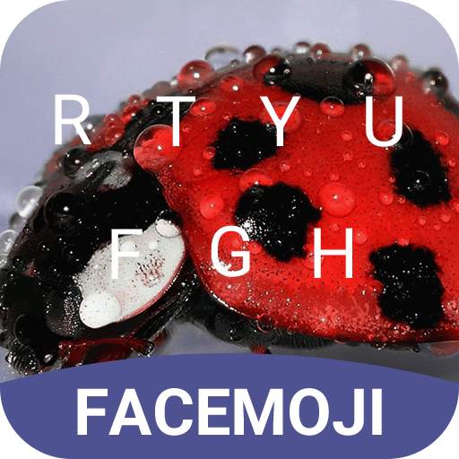 Ladybug Emoji Keyboard Theme v1.0
