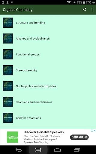 Organic Chemistry 1 تصوير الشاشة