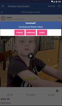 FbVideo Downloader screenshot 1