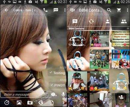 Versi Baru BBM Transparant screenshot 4